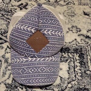 O'Neill Navy and Cream Patterned Cap